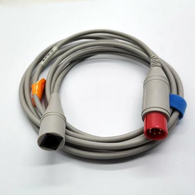 China TPU Adapter IBP Pressure Transducer Cable 3.2m Length For Spacelabs To Medex Abbott for sale