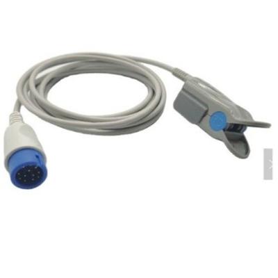 China 300cm Cable Comen C30/C50/C80 Medical Spo2 Sensor 12 Pin for sale
