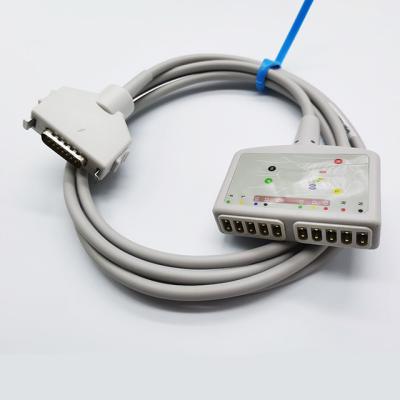 Китай 10 кабелей Fukuda EKG подводящих проводов медицинских для терпеливого монитора продается
