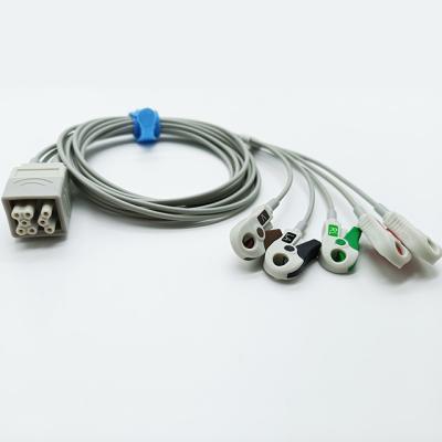 Chine GE Healthcare > Marquette ApexPro FH Compatible 5 Lead ECG Telemetry Cable Leadwire - 394111-012 à vendre