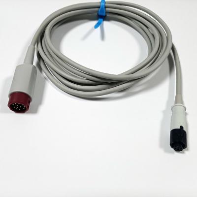China Adaptador del cable de la presión arterial de TPU IBP al transductor del conector de Medix en venta