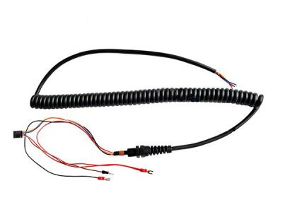 China 500mm Spring Wire Harness Handle Control Waterproof TPU Pin Wiring Harness for sale