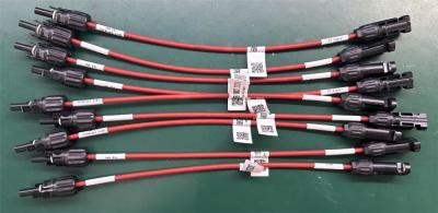 China 300mm 1500V DC Power PV Cable Harness Low Loss High Frequency Transmission for sale