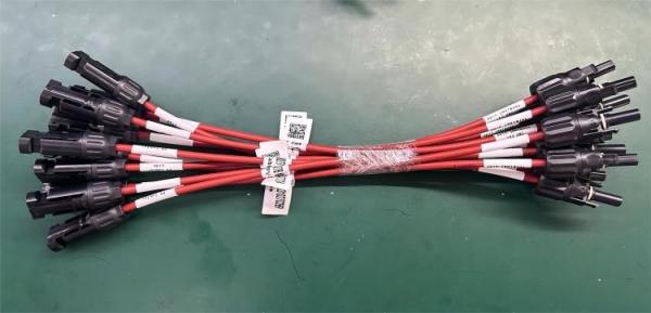 Quality 300mm 1500V DC Power PV Cable Harness Low Loss High Frequency Transmission for sale
