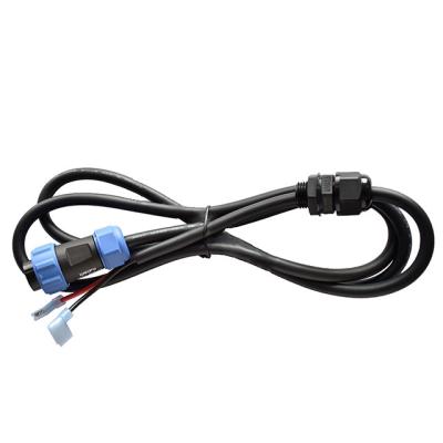 China 300V IP67 Arnés de cable fotovoltaico Resistente a los rayos UV UL2464 Cable aislado Cable enchufe Negro en venta
