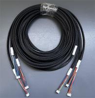 Quality Braided Shield Industrial Wiring Harness One Tow Five Button Interface for sale