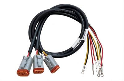 China PA Nylon Bellows Automotive Wiring Harness 150℃ Black High Temperature Resistant for sale