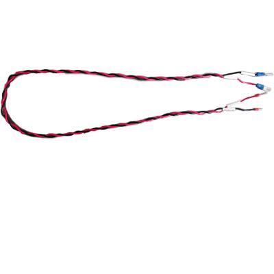 China UL1007 Robot Wiring Harness Red Black 800mm Twisted Pair DC Input for sale