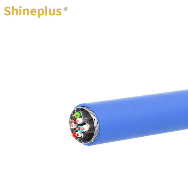 Quality Class 7 8 Core Twisted-Pair Network Cable Coil Double Shielded 10 Gigabit Cable for sale