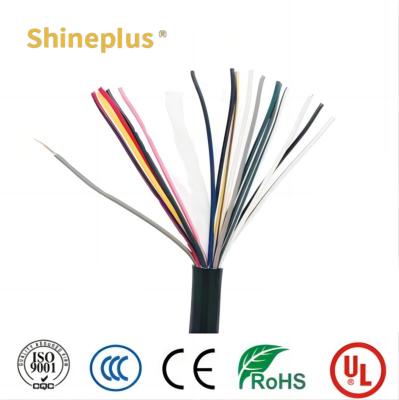 China Dual Shield UL2725 Tinned Copper Stranded 30V Cable Wire Harness 1P * 28 + 2C * 26 for sale