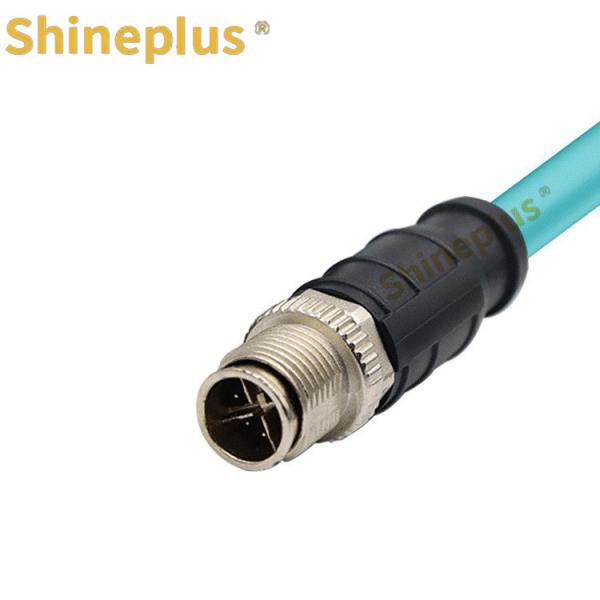 Quality High Flexible Drag Chain Network Cable 8 Core X Type Ethernet Industrial Camera for sale