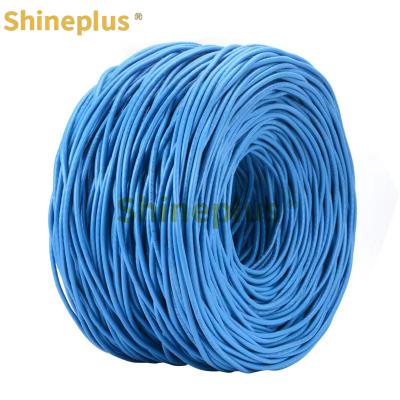 China CAT6 UTP Single Strand Copper 0.56mm Monitoring Wire 23AWG Twisted Pair Anti Interference Network Wire for sale
