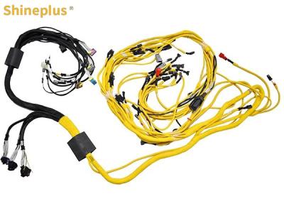 China 300V IP67 Insulated Fire Retardant PET Braided Network Tube Excavator Wiring Harness for sale