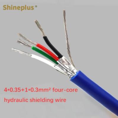 China Lysimeter signaalcommunicatiekabel YSTP hydraulische kabel 4*0,35+1*0,3mm2 vierkern hydraulische schilddraad Te koop