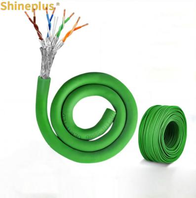 China Super seis categorías de cable de red blindado de cadena de arrastre de gigabit industrial 8 pares de núcleos retorcidos de alta flexibilidad CAT6E en venta