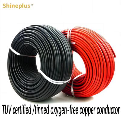 China Schil materiaal 125C bestraling Cross-linked Polyolefin XLPE zonne-pv-kabel 6mm ODM OEM Te koop