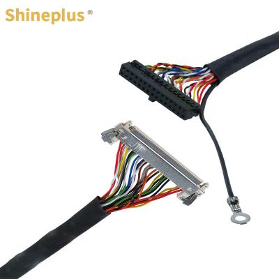 China Custom HD LCD LVDS screen wire double eight 40PIN notebook LED display electronic harness,Wire harness manufacturer Te koop