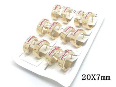 China White Bottom Oval Circle Stainless Steel Earrings Light Siam Rhinestone Cross for sale