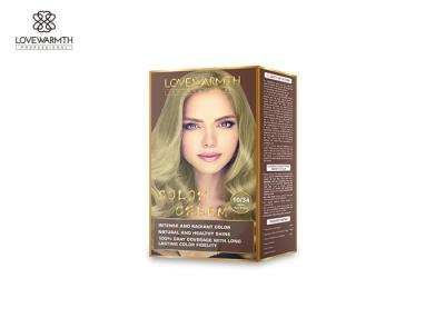 China 4 / 6 Burgundy Hair Color Cream , Long Lasting At Home Dye Kits No Bad Smell for sale