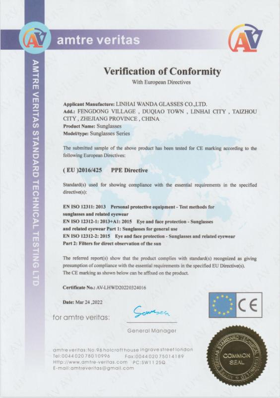 European Conformity ( CE ) - Chongqing Wanda Technology Co., Ltd.
