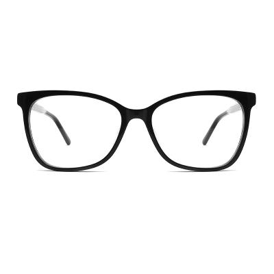 China Optical Transparent Acetate Glasses Frames Women Non Prescription for sale