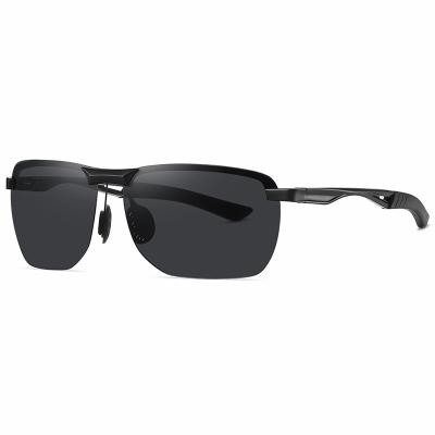 China Met een laag bedekt Al Mg Ultra Light Sunglasses REVO, TAC Lens Mens Driving Sunglasses Te koop
