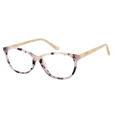 China Optical Eyewear Acetate Frame Glasses Small Eyeglasses Frame Women Resin Lens for sale