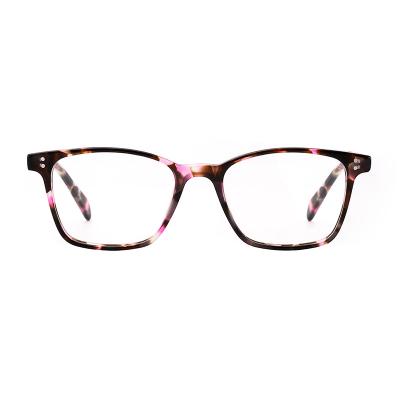 China Custom Logo Acetate Frame Optical Glasses 4 Colors Available for sale