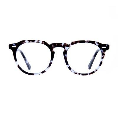 China Retro Round Frame Clear Lens Glasses For Women Men Non Prescription Eyewear for sale