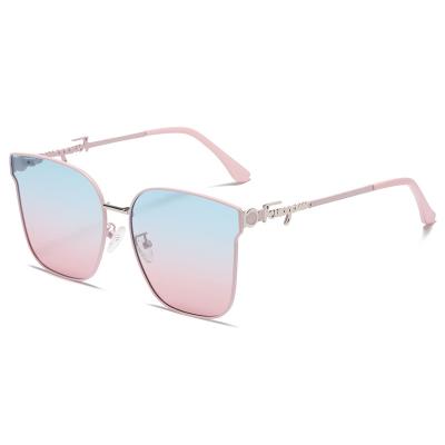 Cina Gli occhiali da sole del metallo delle donne del CE hanno polarizzato Logo TAC Lens su misura in vendita