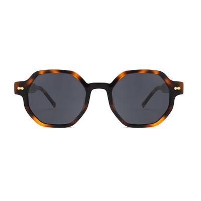 China Multi Style Circle Frame Sunglasses Neutral Acetate Customized Logo for sale