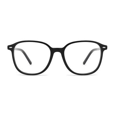 China Square Optic Eye Women Men Round Acetate Glasses Oversized Eyeglasses Frames for sale