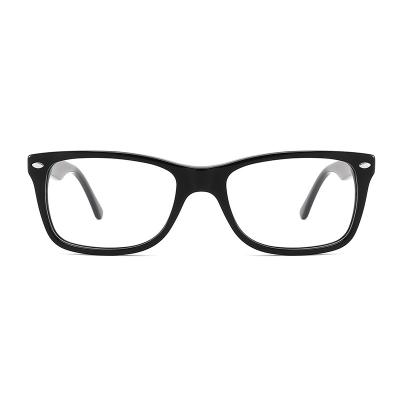 China Square Non Prescription Acetate Frame Glasses Clear Lenses For Men Women for sale