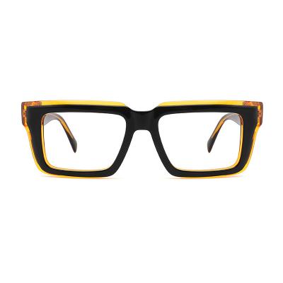 China Thick Acetate Frame Glasses 145 mm , Tortoiseshell women frame glasses for sale