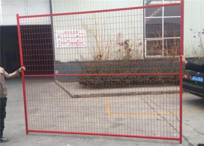 China Red Coated Safety Pool 6ft Temporary Site Fencing For Construction for sale