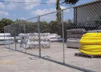Chine Galvanized Removable 12ft X 8ft Temporary Security Fencing For Building Jobsite à vendre