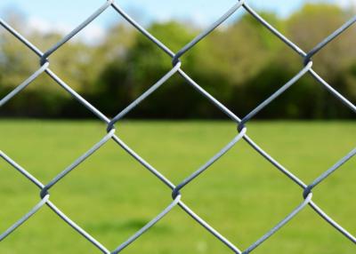 China Diamond Wire Mesh 1.8m Steel Chain Link Fencing With Galvanized for sale