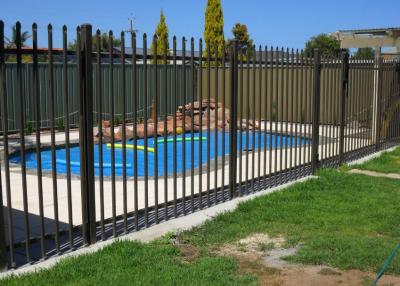 China Anti Corrosion Pool Security Fence , 2100x2400mm Galvanized Tube Fencing for sale