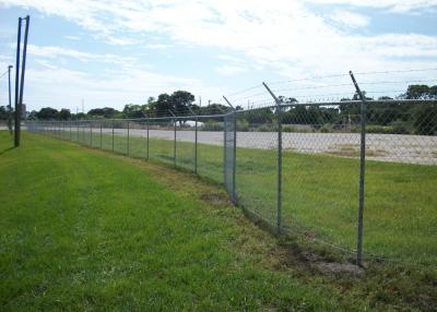 China 11.5ga 6m Width High Security Chain Link Fence For Commercial for sale