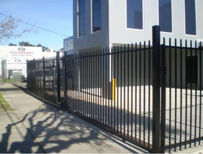 China Galvanized Steel Garden Balcony Panel Metal 2.1m Wrought Iron Style Fence for sale