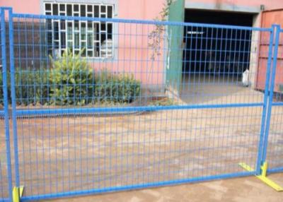 China 11ga 8ft Height Construction Site Fence Panels With Powder Coated for sale