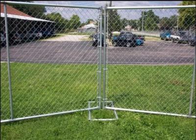 China 12ft Wide Temporary Fencing Panels , Steel 6ft Tall Chain Link Fence for sale