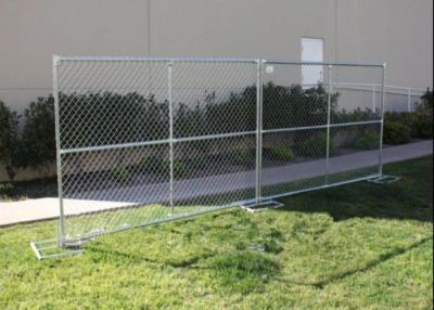China W3.66m Chain Link Construction Fence , H1.8m Temporary Chain Link Fence Panels for sale