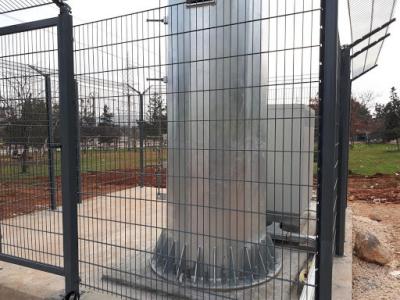 China 3D Curved Tower Fencing , 5ft Width Welded Wire Mesh Fence for sale