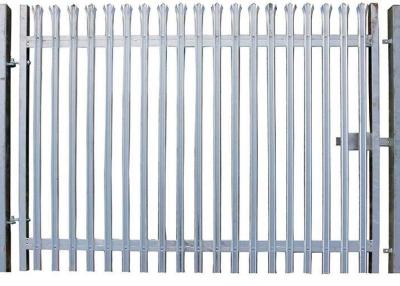 China Rustproof Single Leaf Gate , 1.8x3m Palisade Security Fencing for sale