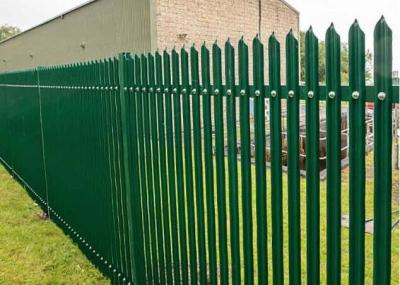 China CE Assault Resistant 1.8m Steel Palisade Fencing Long Lasting for sale