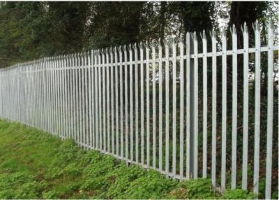 China Galvanised Security Palisade Fencing Triple Point W Section Metal for sale