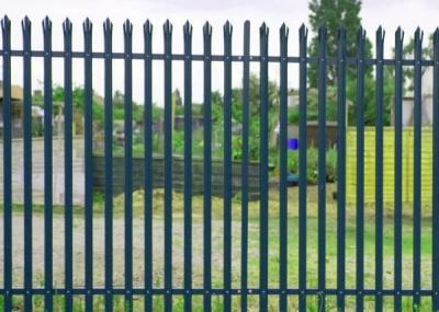 China High Security D Section Galvanised Palisade Fencing Powder Coated for sale