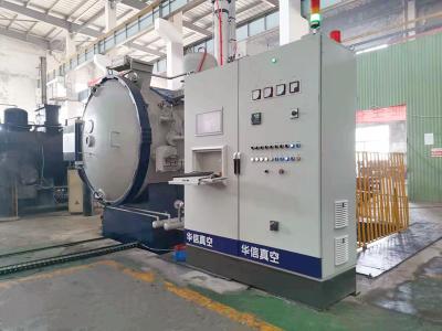 China Horizontal Double Chamber Vacuum Oil Quench Furnace 1350 Degree 400x400x600mm for sale
