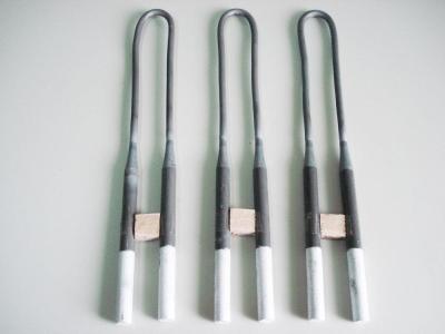 China U Type Mosi2 Heating Elements Molybdenum Disilicide Rod For 1700C Furnaces for sale